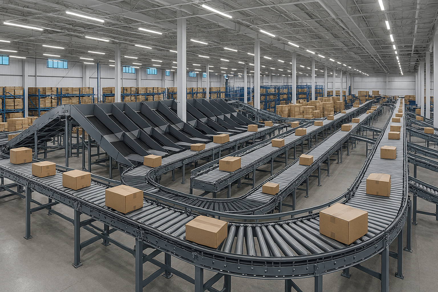 Automated warehouse cargo logistics solutions India distribution